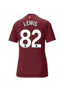 Manchester City Rico Lewis #82 Voetbaltruitje 3e tenue Dames 2024-25 Korte Mouw